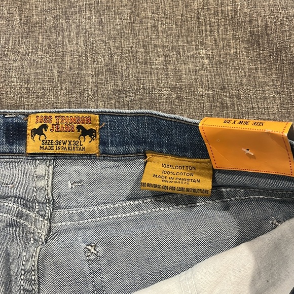 NWT Men’s Ross Thomson 5 pocket Jeans 36WX32L - Picture 4 of 5